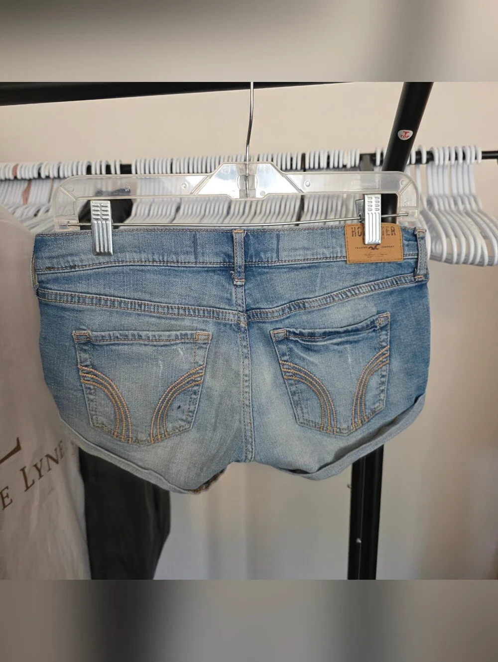 Hollister Y2K Vintage Ultra Low Rise Micro Mini Short Shorts - Picture 2 of 8